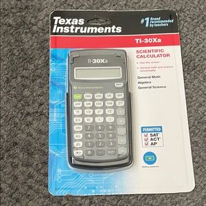New Sealed Texas Instruments TI-30Xa Scientific Calculator - Gray and Black
